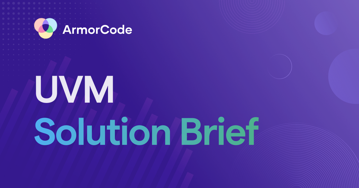 Nvidia Uvm Code ArmorCode UVM Solution Brief