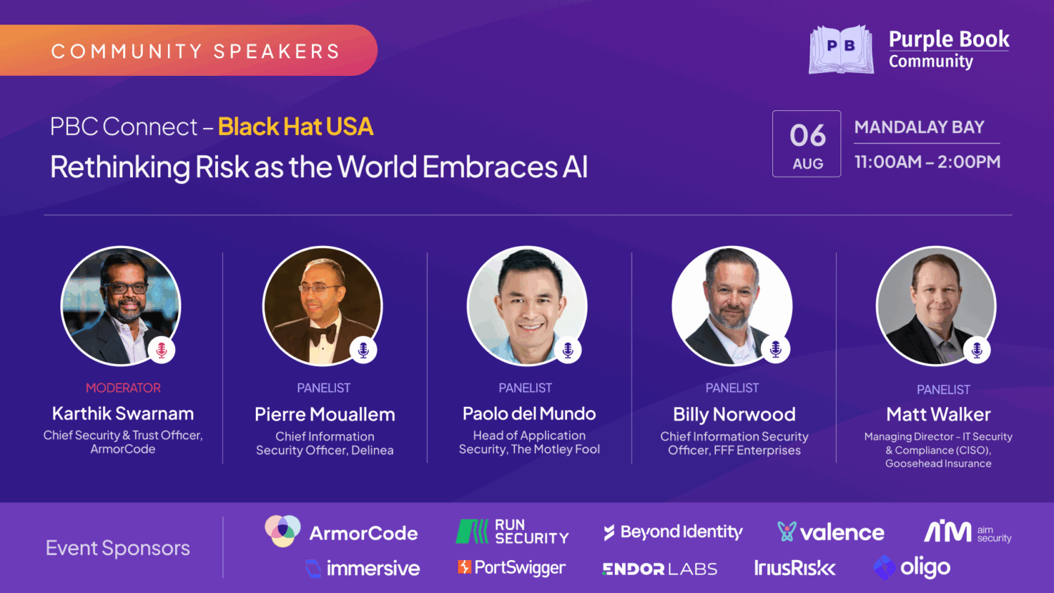 Rethinking Risk as the World Embraces AI | PBC Connect – Black Hat USA 2025
