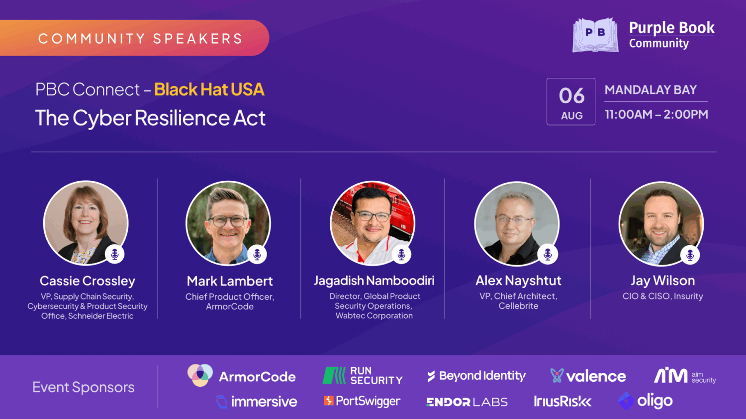 The Cyber Resilience Act | PBC Connect – Black Hat USA 2025