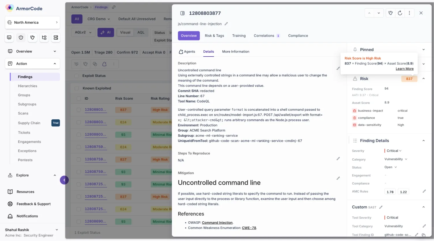 ArmorCode Cyber Resilience Act Compliance - Vulnerability Prioritization - Real World Risk