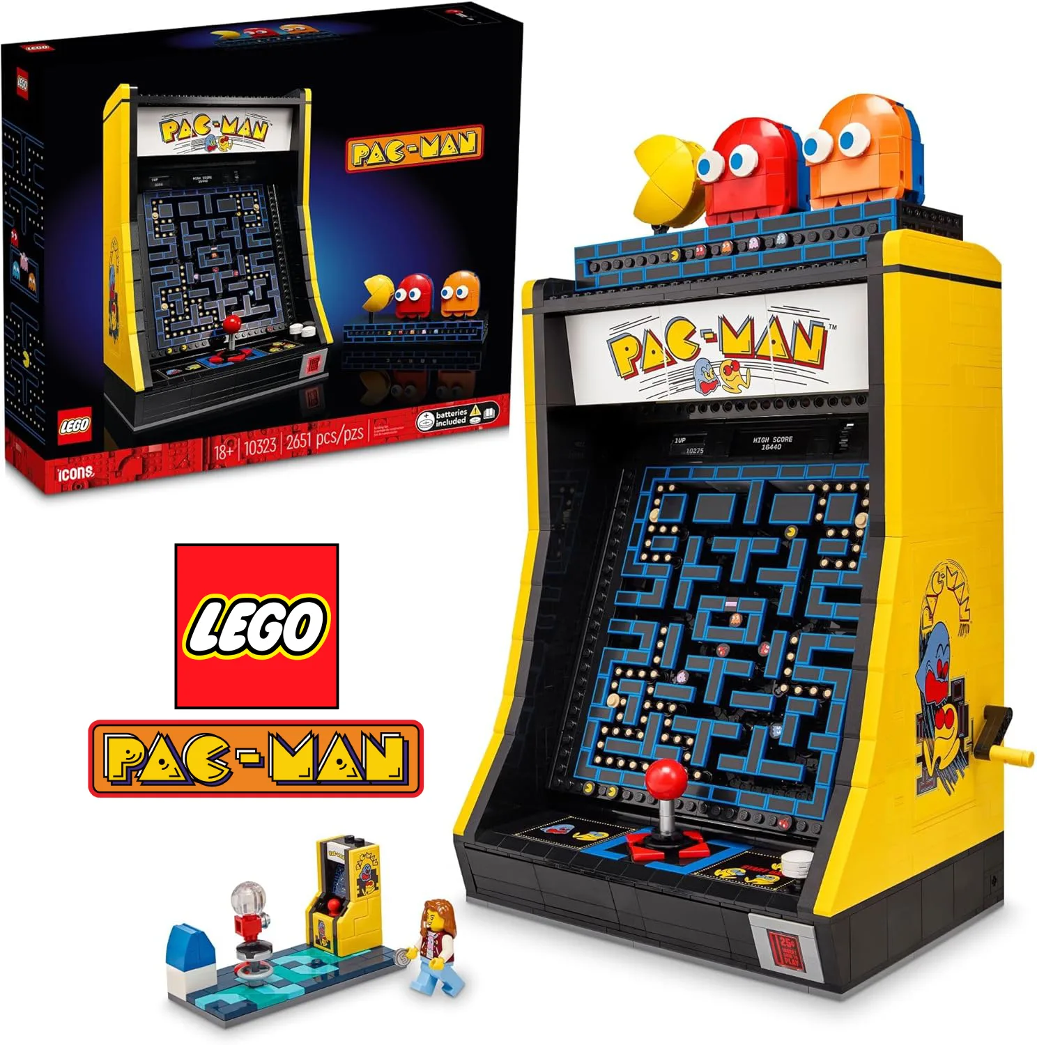 
LEGO Icons PAC-Man Arcade Building Set