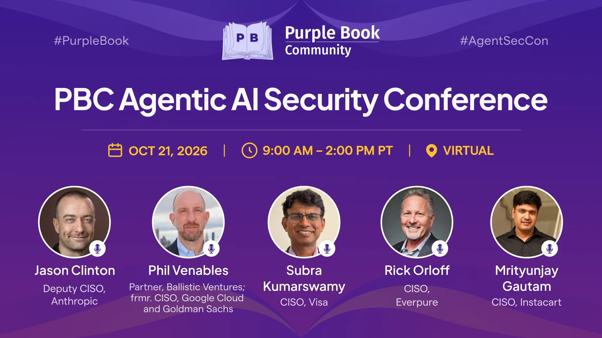 PBC Agentic AI Security Conference - Register now